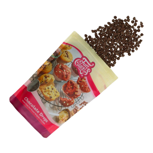 FUNCAKES ZARTBITTERSCHOKOLADEN CHIPS - DROPS 350 G