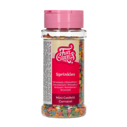 FUNCAKES SPRINKLES - MINI KARNEVAL KONFETTI (60 G)