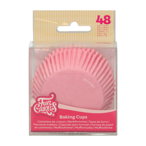 FUNCAKES CUPCAKES EINWEGFORMEN - BABY ROSA