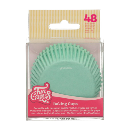 FUNCAKES CUPCAKES EINWEGFORMEN - MINT GRN