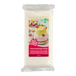 FUNCAKE AROMATISIERTER FONDANT - ZITRONEN WEISS 1 KG