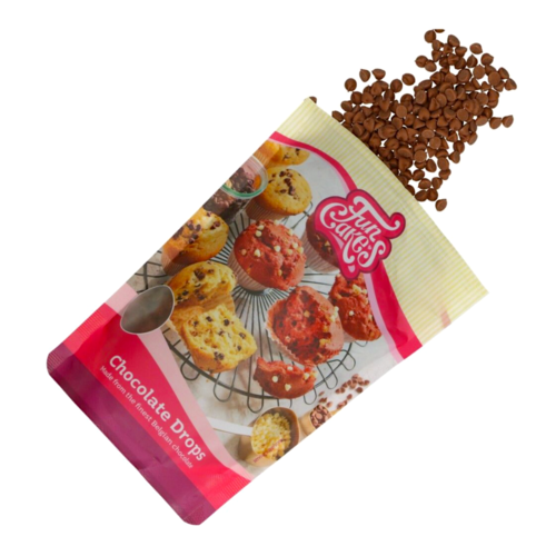 FUNCAKES MILCHSCHOKOLADEN CHIPS - DROPS 350 G