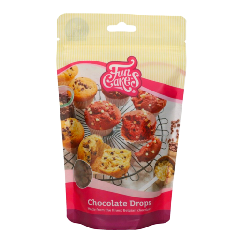 FUNCAKES MILCHSCHOKOLADEN CHIPS - DROPS 350 G