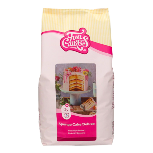 FUNCAKES BACKMISCHUNG FÜR DELUXE KUCHEN 4 KG