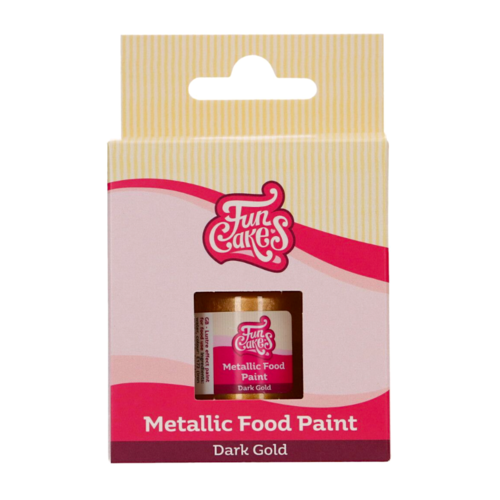 FUNCAKES ESSBARE METALLIC-FARBE - DARK GOLD  30 ML