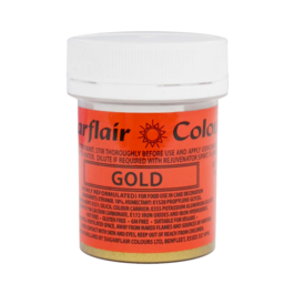 SUGARFLAIR ESSBARE GLITZERFARBE - GOLD (OHNE E-171) 35 G