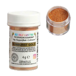 SUGARFLAIR ESSBARER GLITTER - SUNBURST GOLD / BRONZE GOLD (4 G)