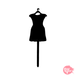 SCHWARZE CUPCAKE TOPPERS - KLEID