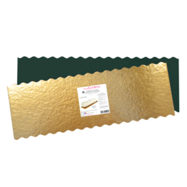 SCRAPCOOKING GOLD UND SCHWARZ RECHTECKIGE BDEN - 30 X 10 CM (5 U)