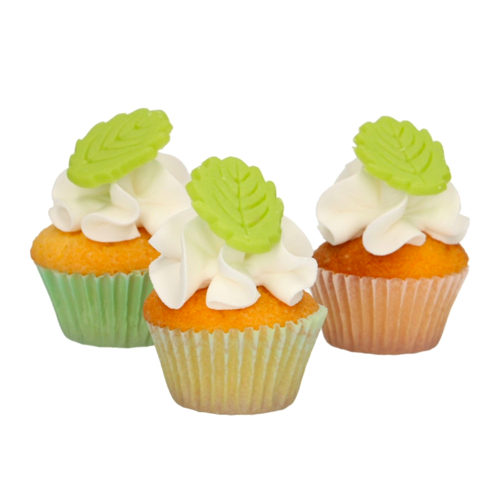 FUNCAKES MARZIPAN DEKORATIONEN - GRNE BLTTER