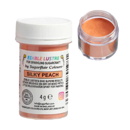 SUGARFLAIR ESSBARER GLITTER - SEIDIGER PFIRSICH (4 G)