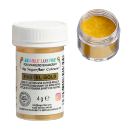 SUGARFLAIR ESSBARER GLITTER - PASTELL GOLD (4 G)