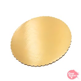 GOLDENE RUNDE PLATTEN - 6 CM  / 1 MM DICK (100 STK.)