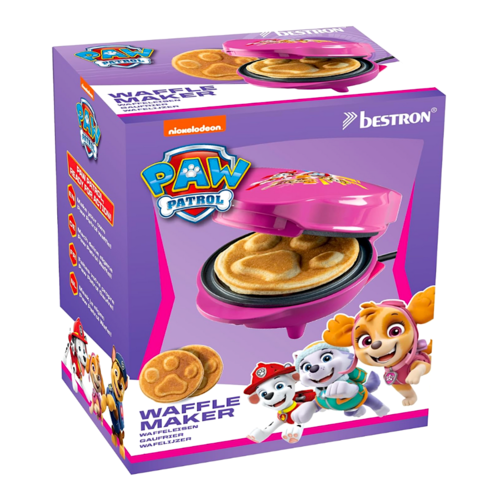 BESTRON WAFFELEISEN - "PAW PATROL" ROSA