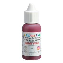 SUGARFLAIR FETTLSLICHE LEBENSMITTELFARBE "COLOURFLEX" - DUNKEL ROSA 15 ML