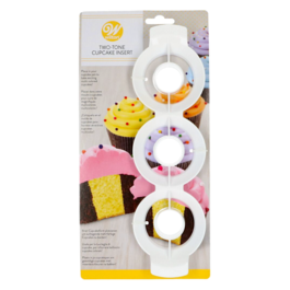 WILTON - CUPCAKE INSERT ZUBEHR ZWEI-TONE