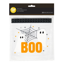 WILTON BONBONTTEN MIT ZIPPVERSCHLUSS - "BOO!" (20 STCK)