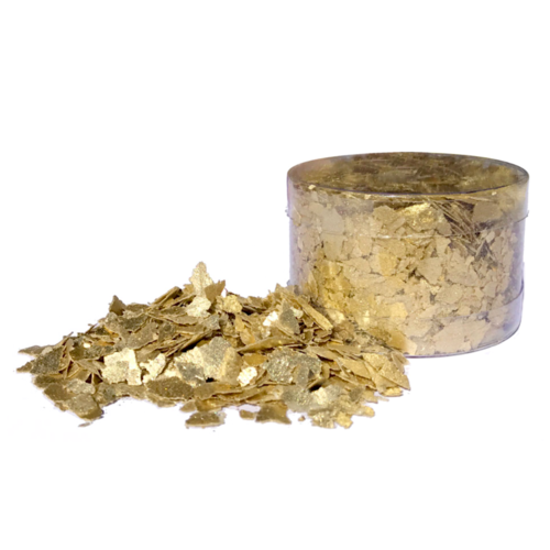 CRYSTAL CANDY ESSBARE GLITZERFLOCKEN - INCA GOLD (7 G)