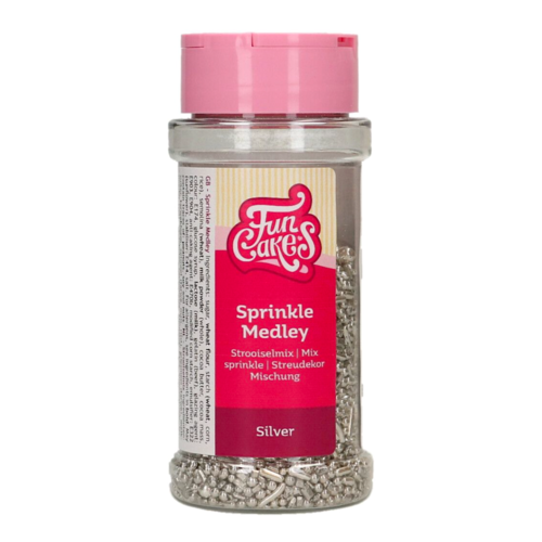 FUNCAKES SPRINKLES - SILBER 65 G