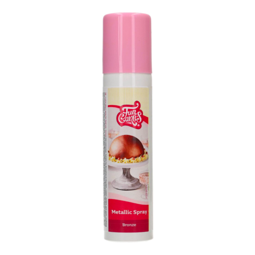 FUNCAKES METALLIC-SPRAY - GLNZEND BRONZE (100 ML)