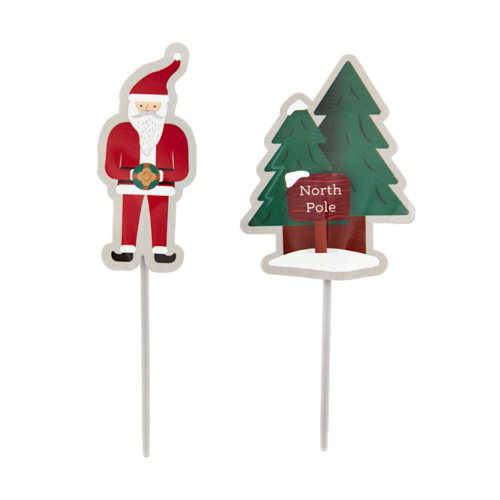 WILTON CUPCAKE TOPPER - SANTA