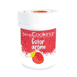 SCRAPCOOKING FARB- UND AROMAPULVER - ROT / ERDBEERE (10 G)