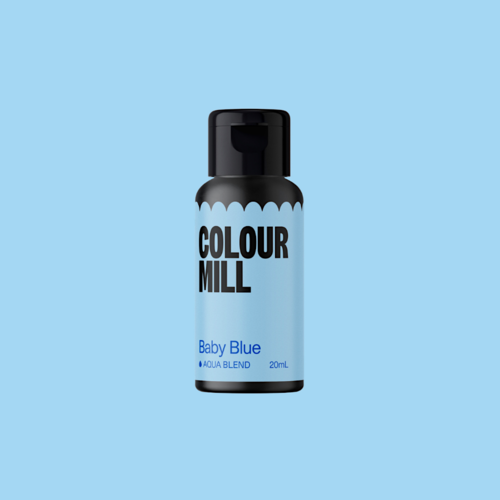 COLOUR MILL LEBENSMITTELFARBE IN GELFORM - BABYBLAU / BABY BLUE (20 ML)