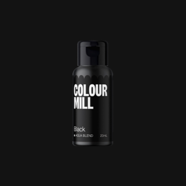 COLOUR MILL LEBENSMITTELFARBE IN GELFORM - SCHWARZ / BLACK (20 ML)