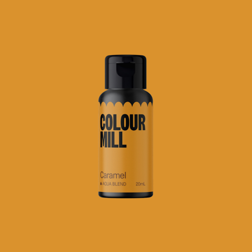 COLOUR MILL LEBENSMITTELFARBE IN GELFORM - KARAMELL / CARAMEL (20 ML)