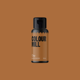 COLOUR MILL LEBENSMITTELFARBE IN GELFORM - TON / CLAY (20 ML)