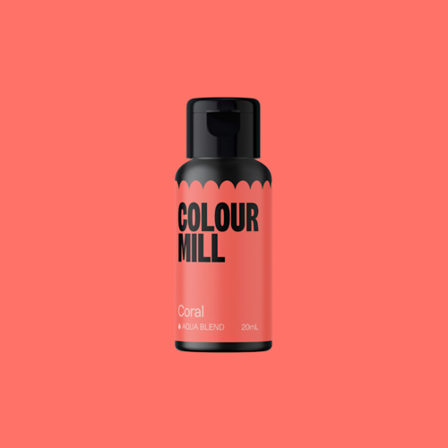 COLOUR MILL LEBENSMITTELFARBE IN GELFORM - KORALLE / CORAL (20 ML)