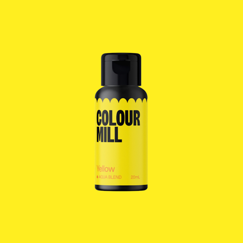 COLOUR MILL LEBENSMITTELFARBE IN GELFORM - GELB / YELLOW (20 ML)