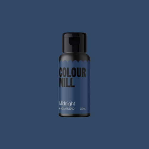 COLOUR MILL LEBENSMITTELFARBE IN GELFORM - MITTERNACHTSBLAU / MIDNIGHT (20 ML)