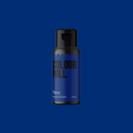 COLOUR MILL LEBENSMITTELFARBE IN GELFORM - MARINEBLAU / NAVY (20 ML)