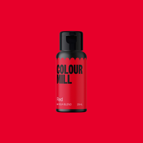 COLOUR MILL LEBENSMITTELFARBE IN GELFORM - ROT / RED (20 ML)