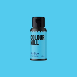 COLOUR MILL LEBENSMITTELFARBE IN GELFORM - HIMMEL BLAU / SKY BLUE (20 ML)