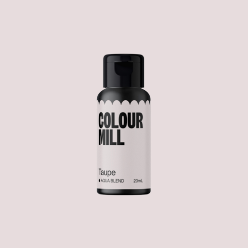 COLOUR MILL LEBENSMITTELFARBE IN GELFORM - GRAU / TAUPE (20 ML)