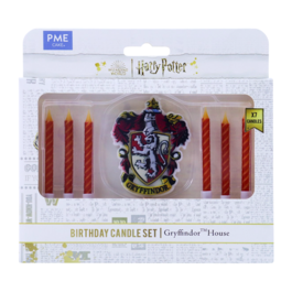 PME GEBURTSTAGSKERZEN-SET - "HARRY POTTER" GRYFFINDOR