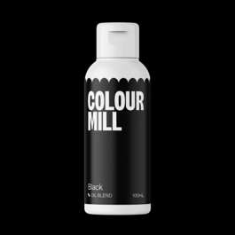 COLOUR MILL FETTLSLICHE LEBENSMITTELFARBE - SCHWARZ / BLACK (100 ML)