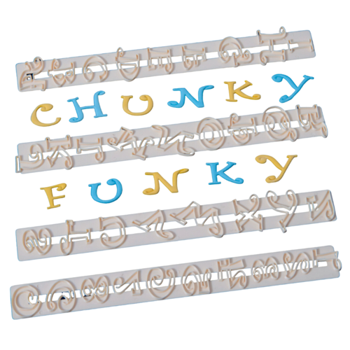 FMM TAPPIT AUSSTECHFORMEN SATZ - ALPHABET UND ZAHLEN (CHUNKY FUNKY)