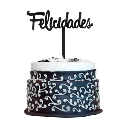 DEKORA KUCHEN TOPPER - "FELICIDADES"