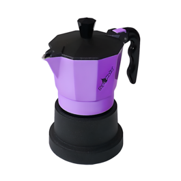 TOP-MOKA-KAFFEEMASCHINE - LILA (1 TASSE)