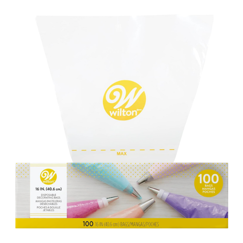 WILTON EINWEGSPRITZBEUTEL - 40 CM (100 STK.)