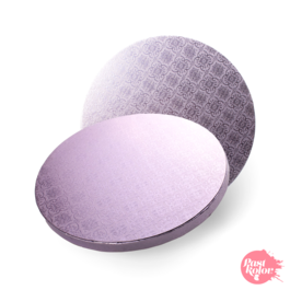 RUNDER CAKEBOARD - LILA 20 CM Ø / 12 MM DICK