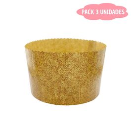 PANETTONE PAPIERFORM (PANETTONCINO) - 100 G [3 EINHEITEN]