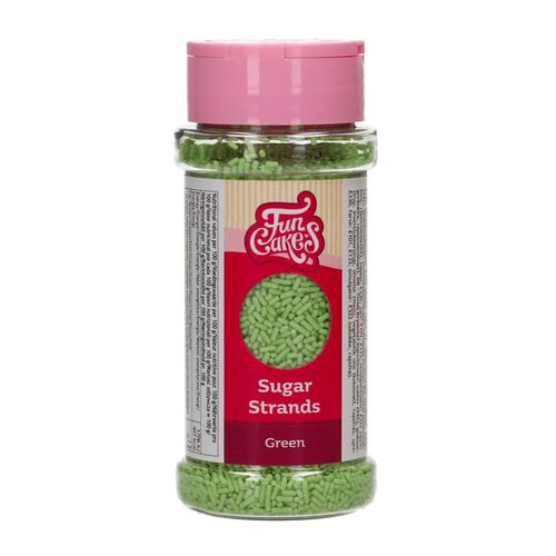 FUNCAKES ZUCKERSTRÄNGE - GRÜN (80 G)