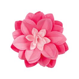 DEKORA RIESIGE OBLATENBLUMEN - ROSA SEEROSE