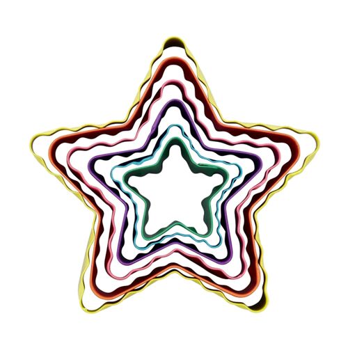 WILTON DOPPELSEITIGES AUSTECHFORMEN SET- STERNE