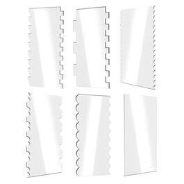 SET 6 ACRYLSCHABER - KONTURENGLÄTTER
