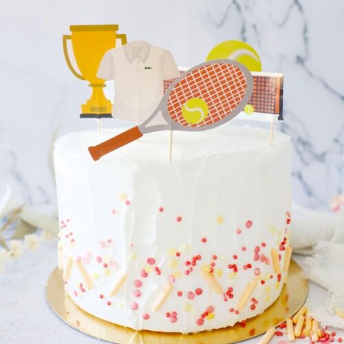 SCRAPCOOKING KUCHEN TOPPERS - TENNIS